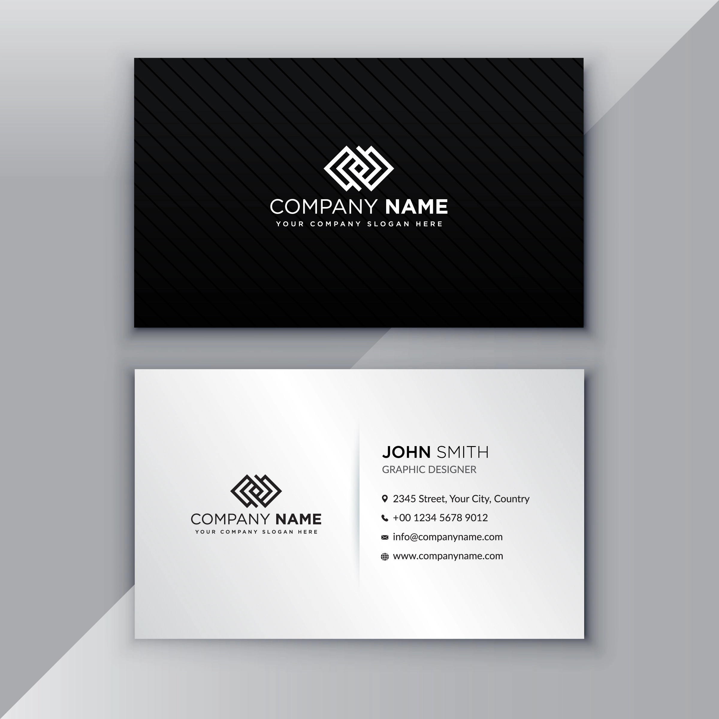 Black Silver Minimalist